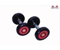 Body Tech 20kg Pair Of Pu Coated Captain America Dumbbells